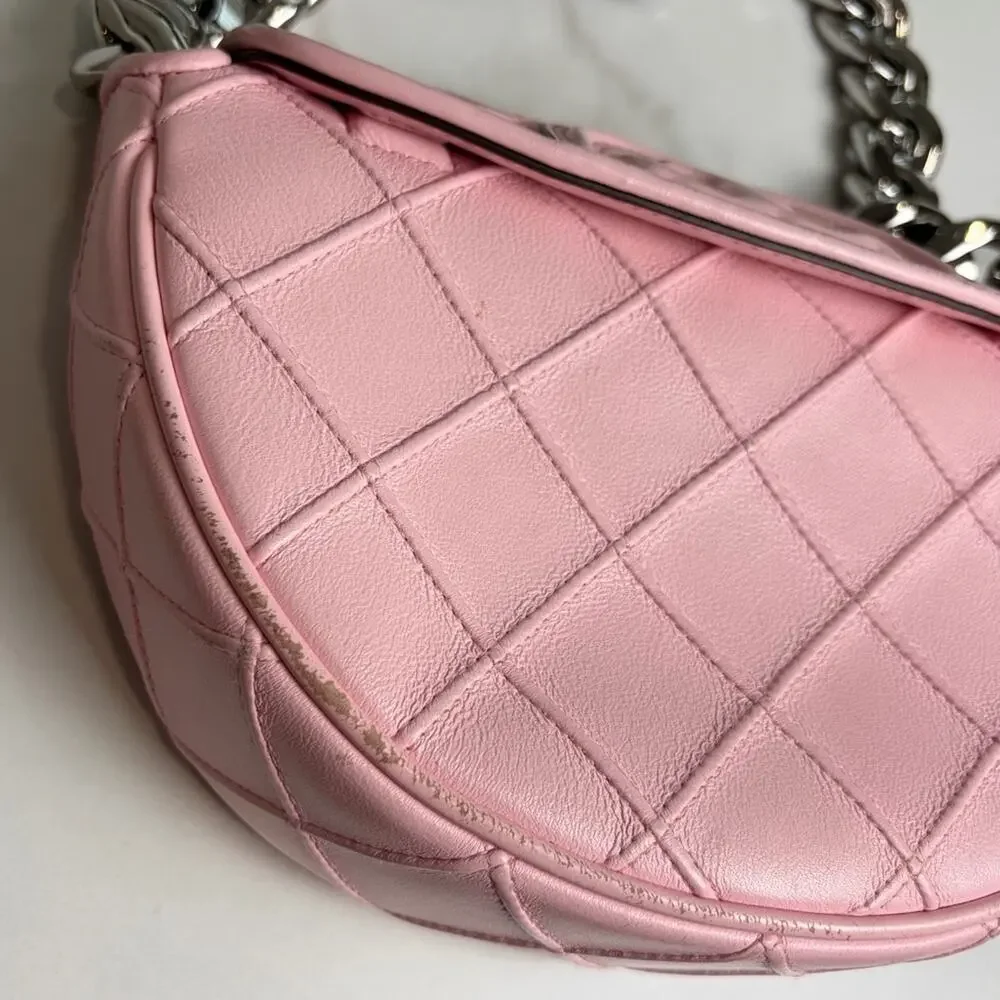 Tory Burch mini Fleming Soft Grain Crescent shoulder bag - Picture 13 of 16